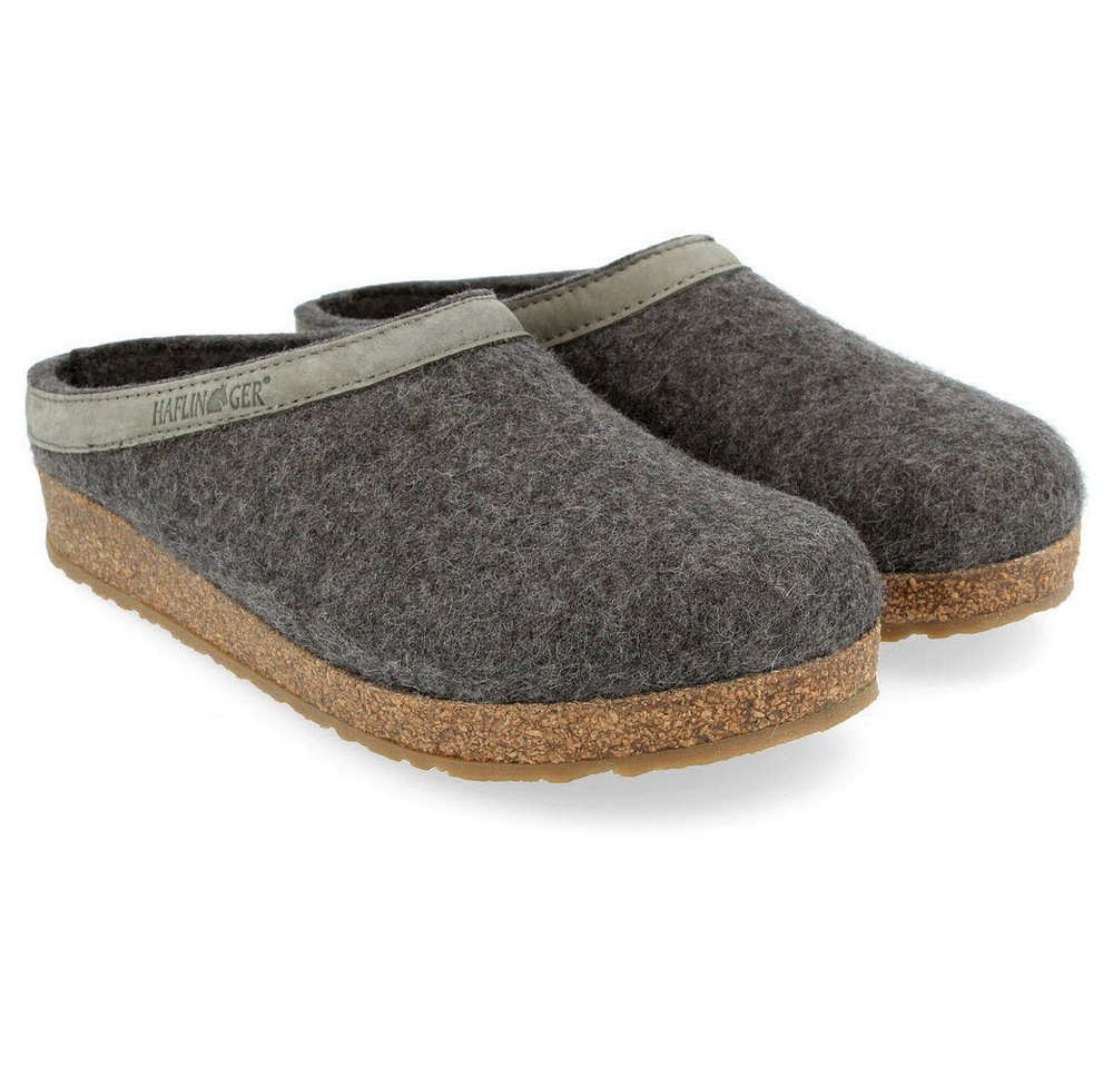 Haflinger Grizzly Torben Pantoffel (grau)