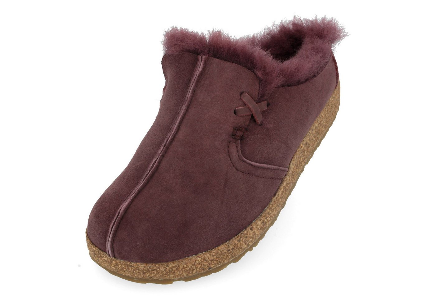 Haflinger Saskatchewan Lammfell Leder Hausschuhe Unisex Hausschuh