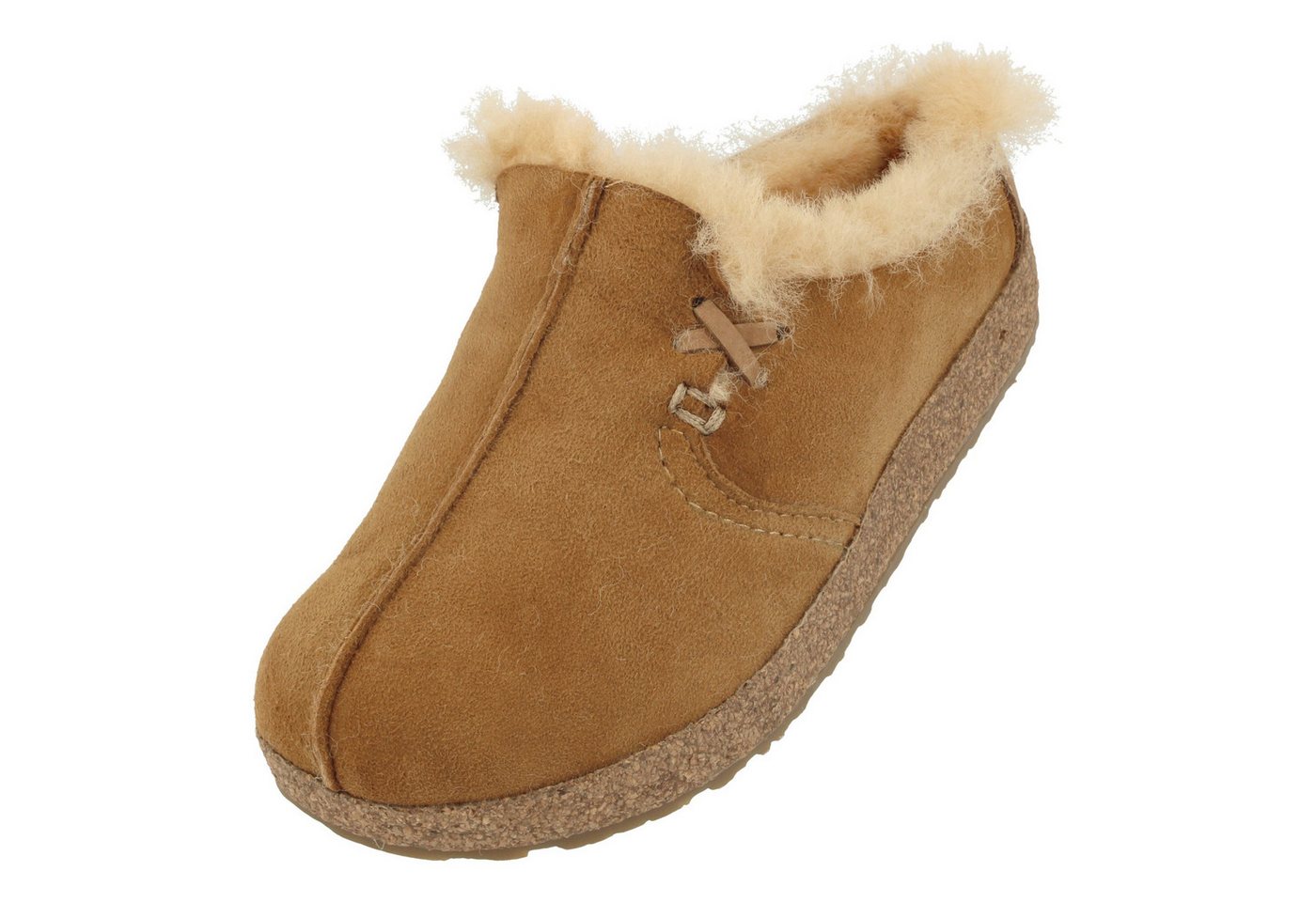 Haflinger Saskatchewan Lammfell Leder Hausschuhe Unisex Hausschuh
