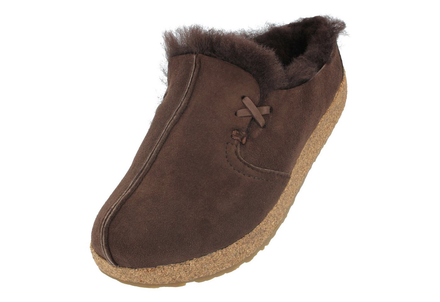 Haflinger Saskatchewan Lammfell Leder Hausschuhe Unisex Hausschuh