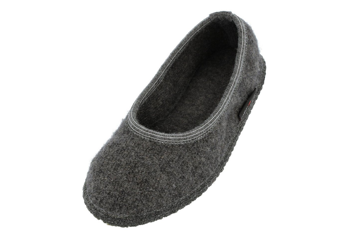 Haflinger Slipper Marina Filzpantoffel Hausschuh Ballerina aus Wollwalkstoff Hausschuh