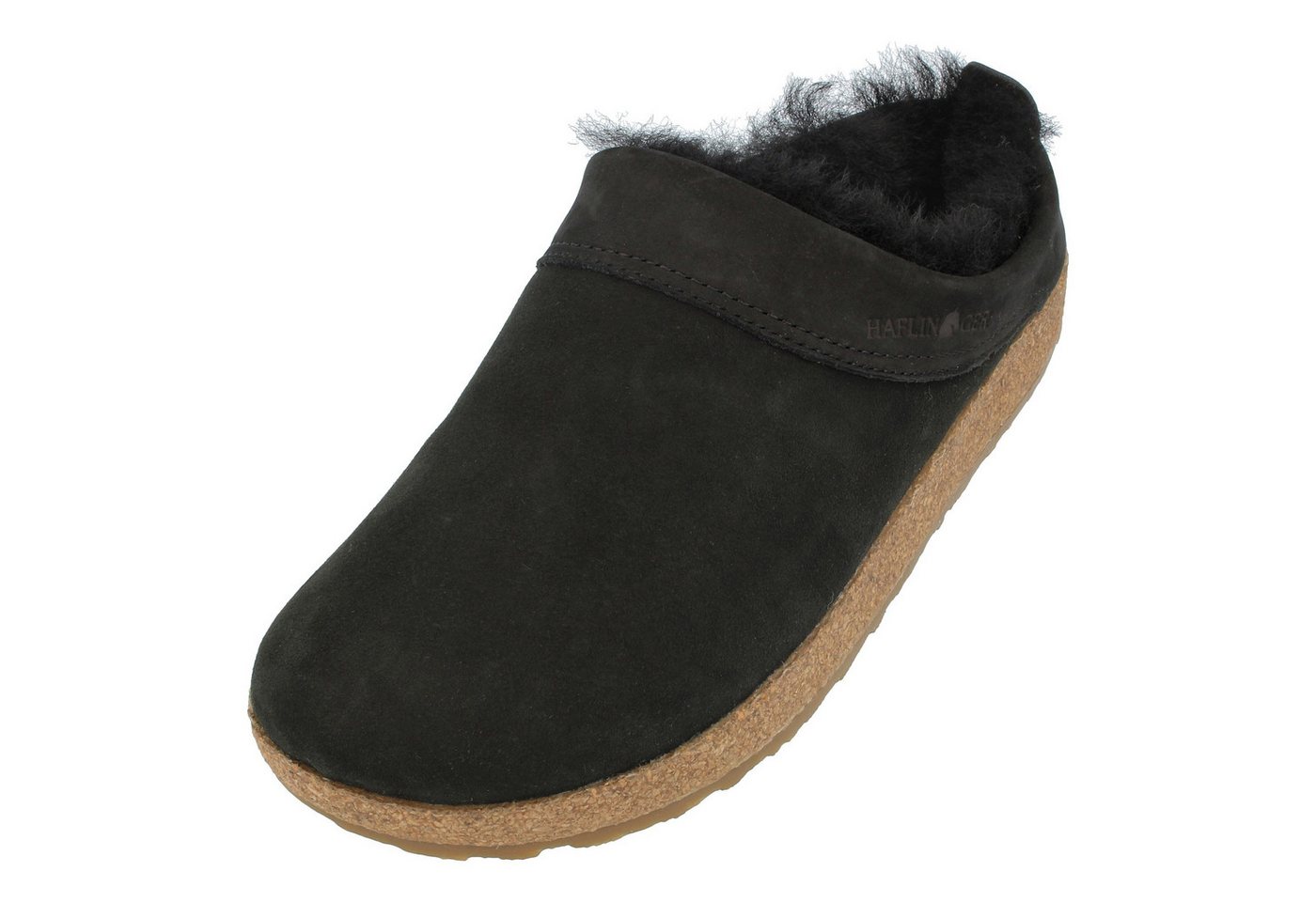 Haflinger Snowbird Lammfell Leder Hausschuh Unisex Hausschuh