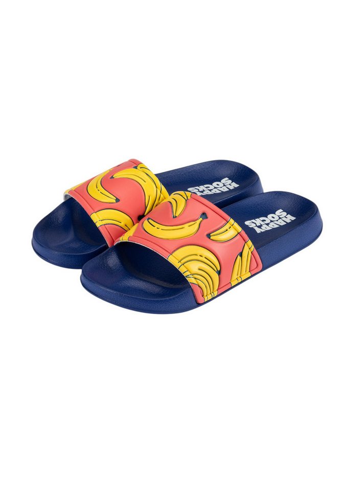Happy Socks Banana Slider Badeschuh Wasserfest, hoher Tragekomfort, langlebig