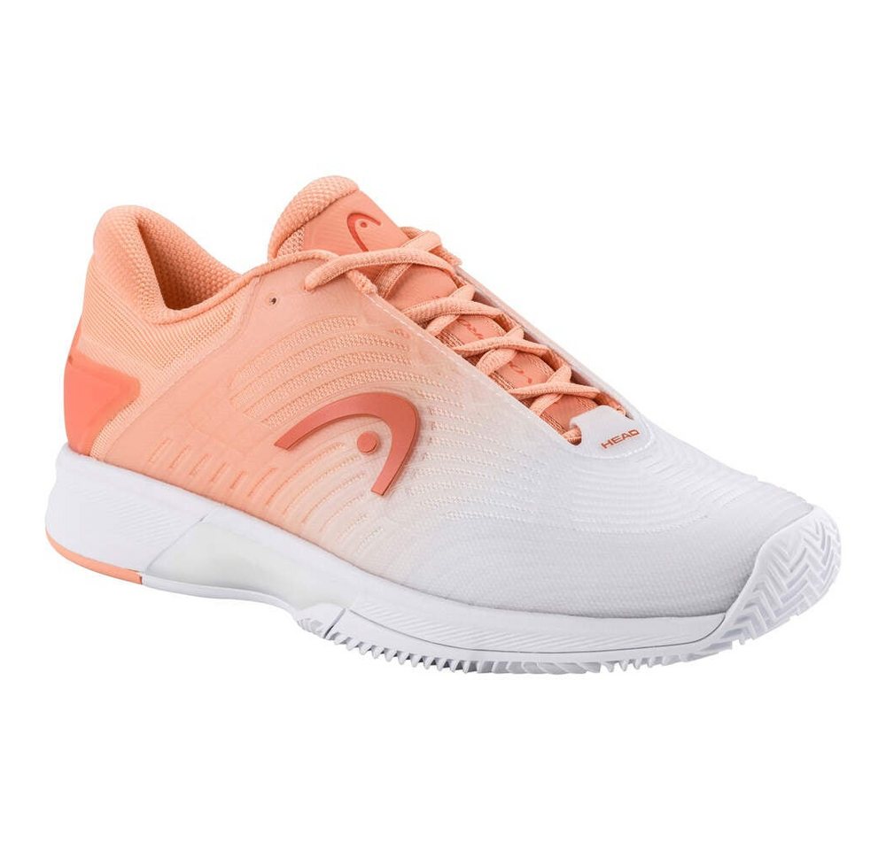 Head Revolt Pro 4.5 Clay/Sandplatz 2025 coralorange/weiss Damen Tennisschuh