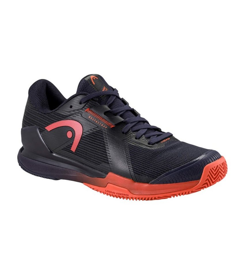 Head Sprint Pro 4.0 Clay/Sandplatz 2025 dunkelblau/rot Herren Tennisschuh