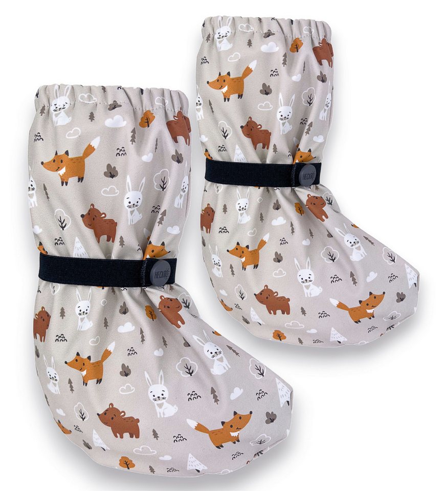 HECKBO Baby Füßlinge wasserdicht mit Vlies Futter verschiedene Motive Babystiefel
