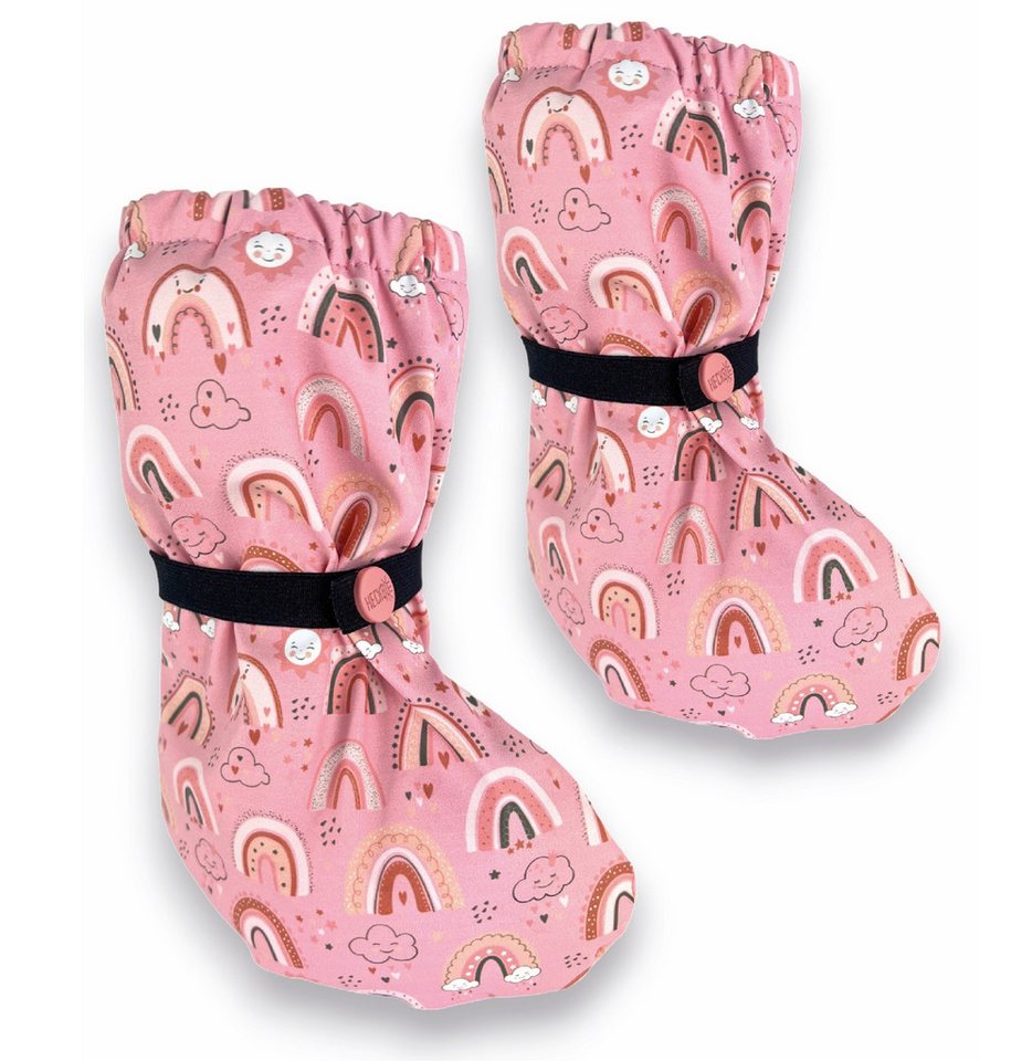 HECKBO Regenfüßlinge Füßlinge Baby ohne Futter verschiedene Motive Babystiefel