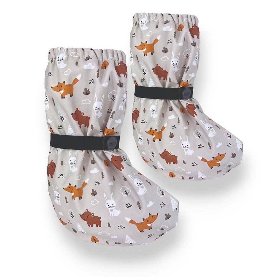 HECKBO Regenfüßlinge Füßlinge Baby ohne Futter verschiedene Motive Babystiefel