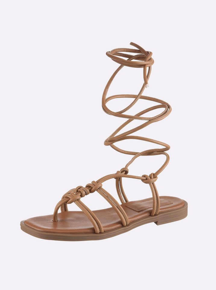 heine Sandale Sandalette (braun)