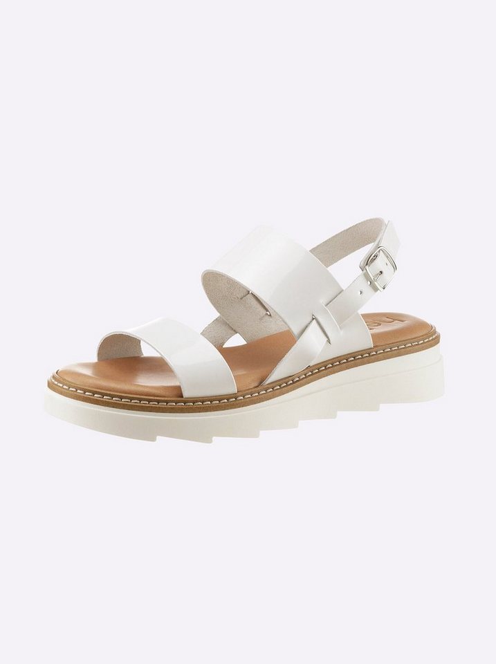heine Sandale Sandalette (weiß)