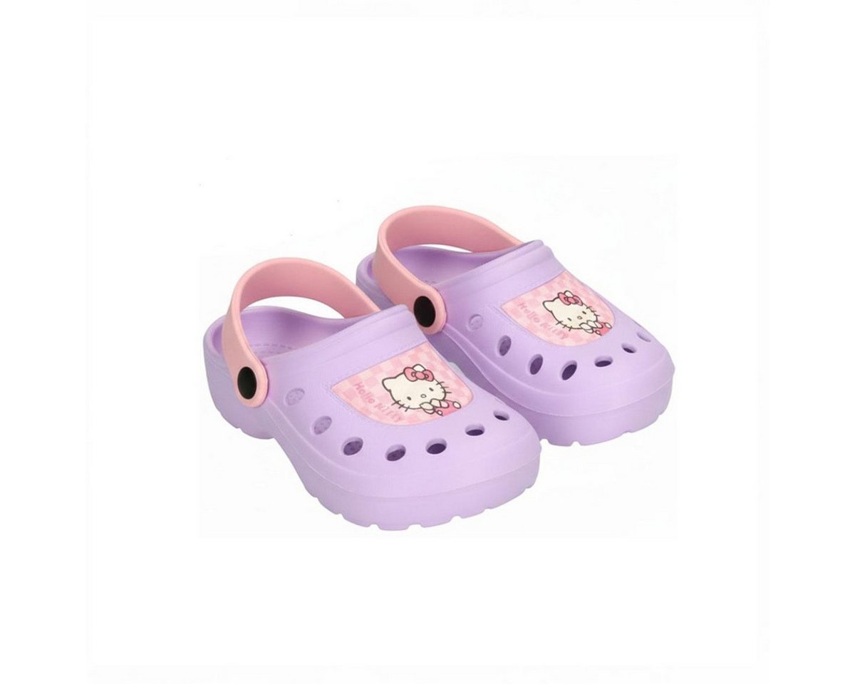 Hello Kitty Kinder Badeschuhe wassergeeignet und leicht für Urlaub und Schwimmbad Clog (Set)
