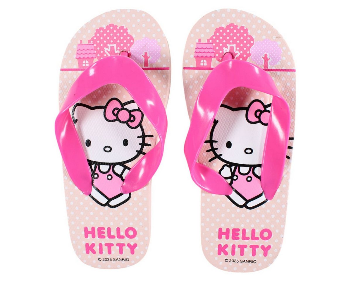 Hello Kitty Kinder Mädchen FlipFlops Sandalen Latschen Gr. 24-32 Zehentrenner
