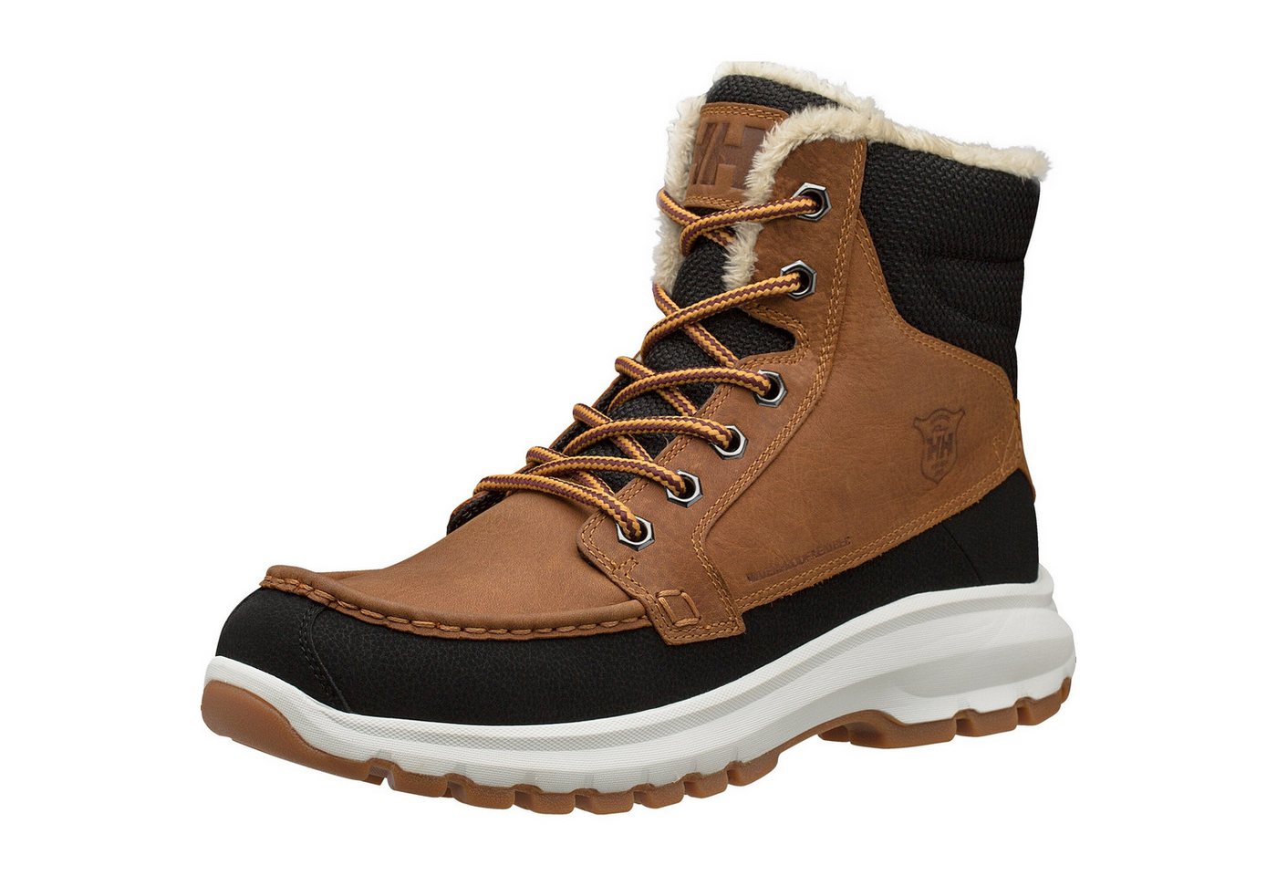 Helly Hansen GARIBALDI V3 Winterstiefel wasserdichtes Leder, gefüttert, Schnürstiefel, Winterschuhe