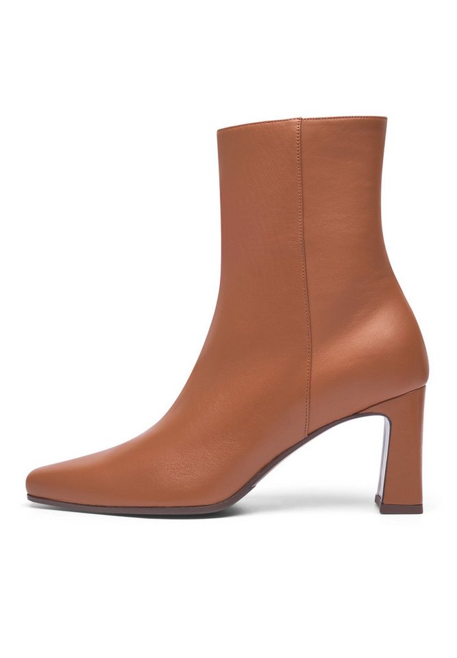 Henry Stevens Madison ZB70 Businessschuh Schlupfboots Damen Stiefelette mit Absatz handgefertigt, Lederschuhe