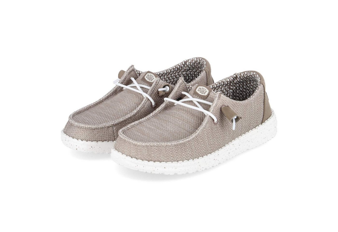 Hey Dude HeyDude HD 41878-267 Damen Textil braun Schnürschuh