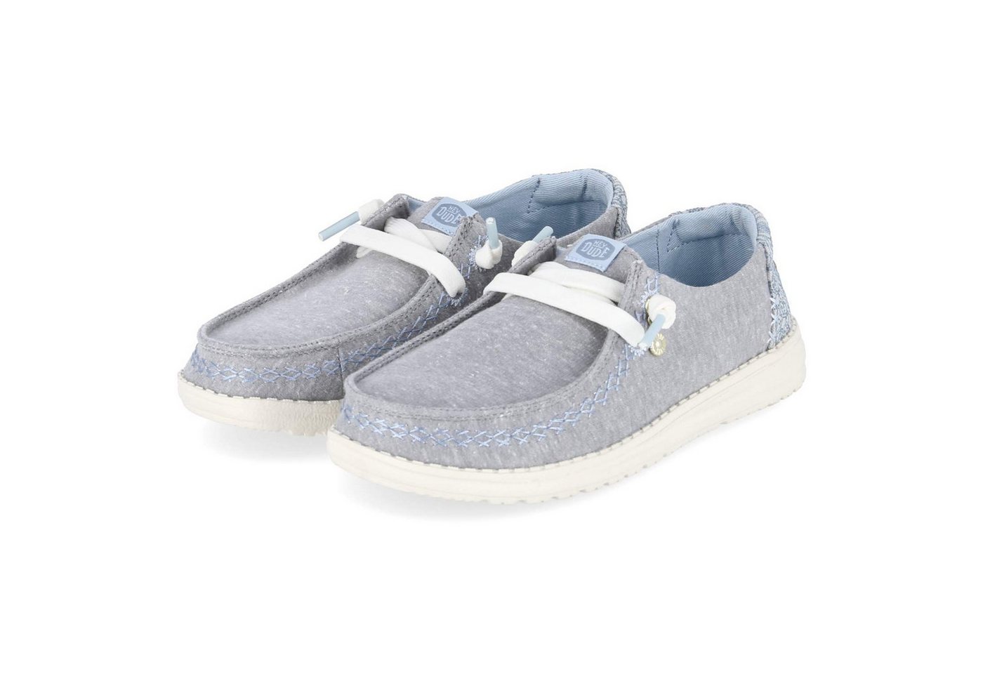 Hey Dude HeyDude HD45217-1XQ Damen Textil grey Schnürschuh