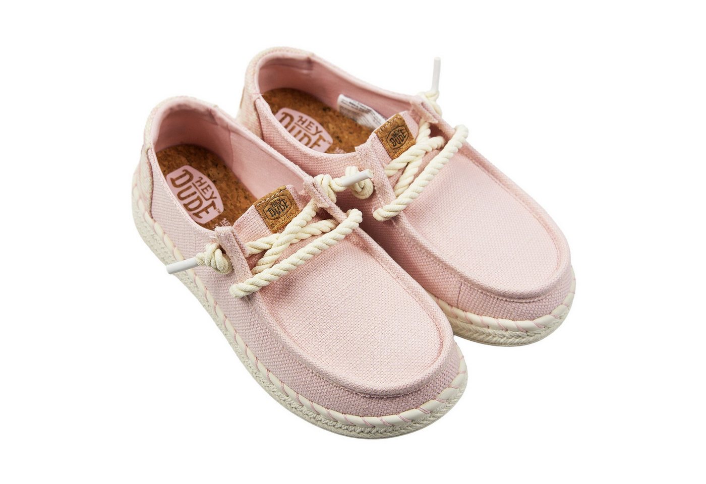Hey Dude Wendy Espadrille Hibiscus Slip-On Sneaker mit Ziernähten