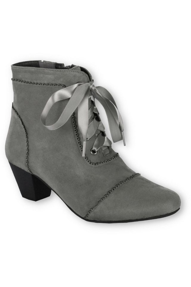 Hirschkogel Trachten Stiefeletten - FRANKA - anthrazit, schwarz Stiefelette