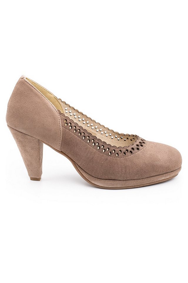 Hirschkogel Trachtenpumps - DOROTHEA - schwarz, taupe Pumps