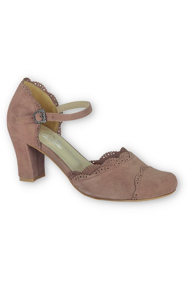 Hirschkogel Trachtenpumps - MARIANA - kaki, altrosa Pumps