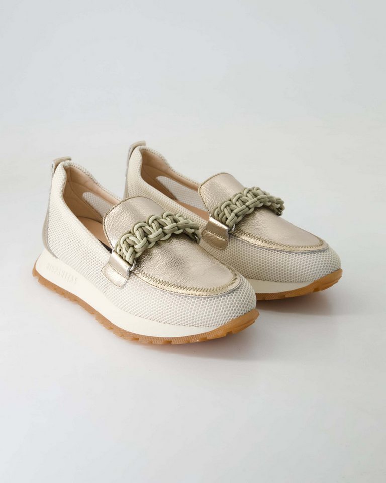 Hispanitas Hv253948 Slipper Obermaterial: Leder und Textil (silber)