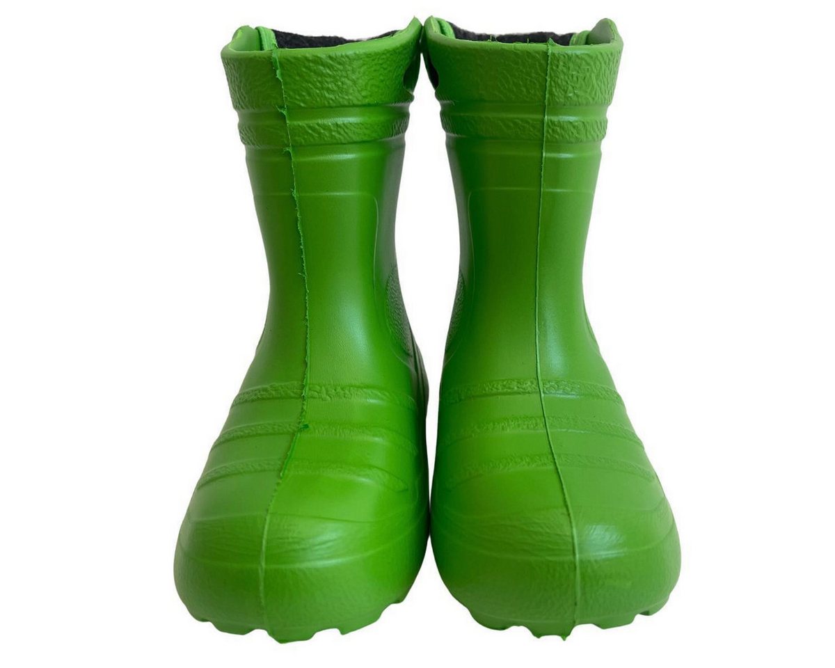 HOBEA-Germany Kinder Gummistiefel grün 26 Gummistiefel super leicht