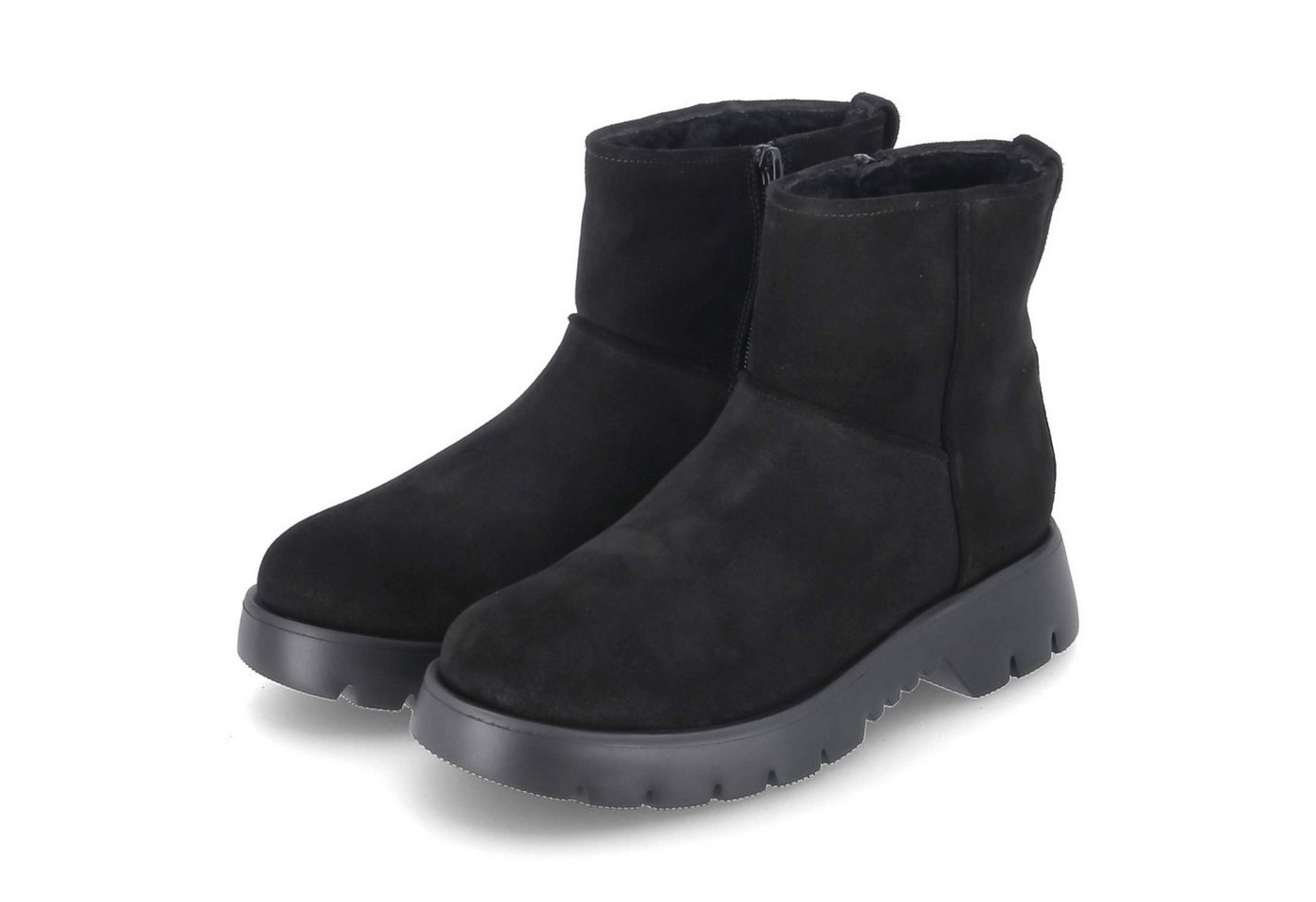 Högl 010250201000 Damen Rauleder schwarz Winterstiefel