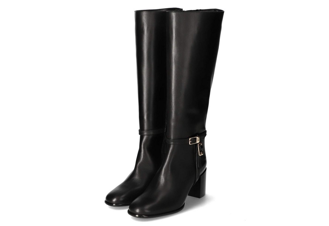 Högl 010663301000 Damen Glattleder schwarz Stiefel