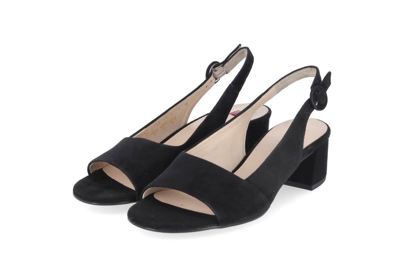 Högl 01821120100 Damen Rauleder black Sandalette