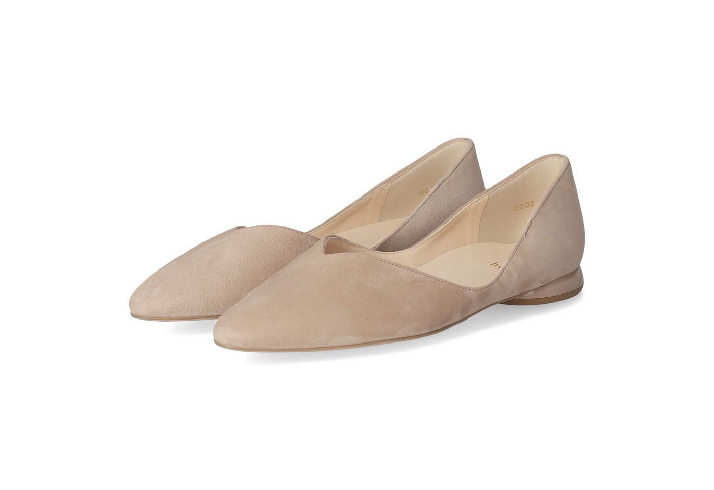 Högl 11000021900 Damen Rauleder taupe Ballerina