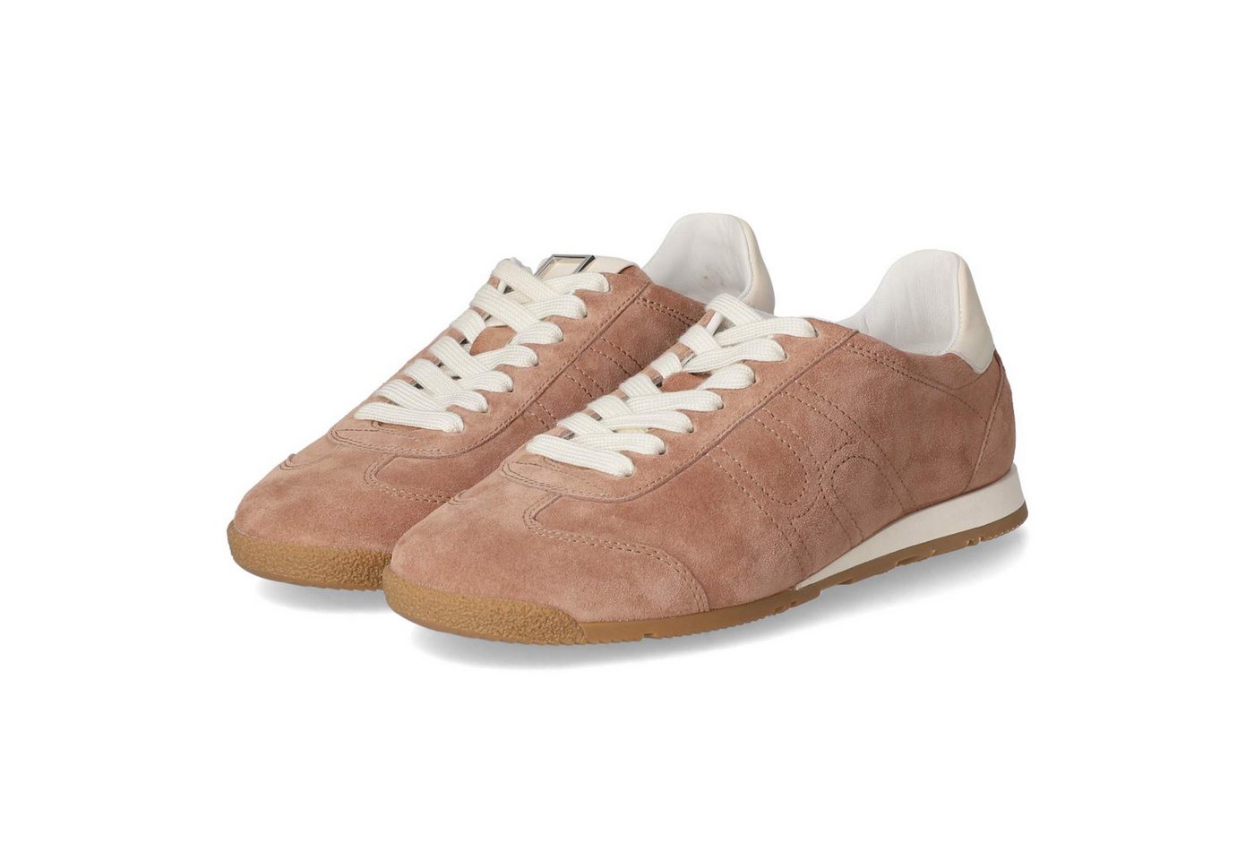 Högl 11011122400 Damen Rauleder brown Schnürschuh