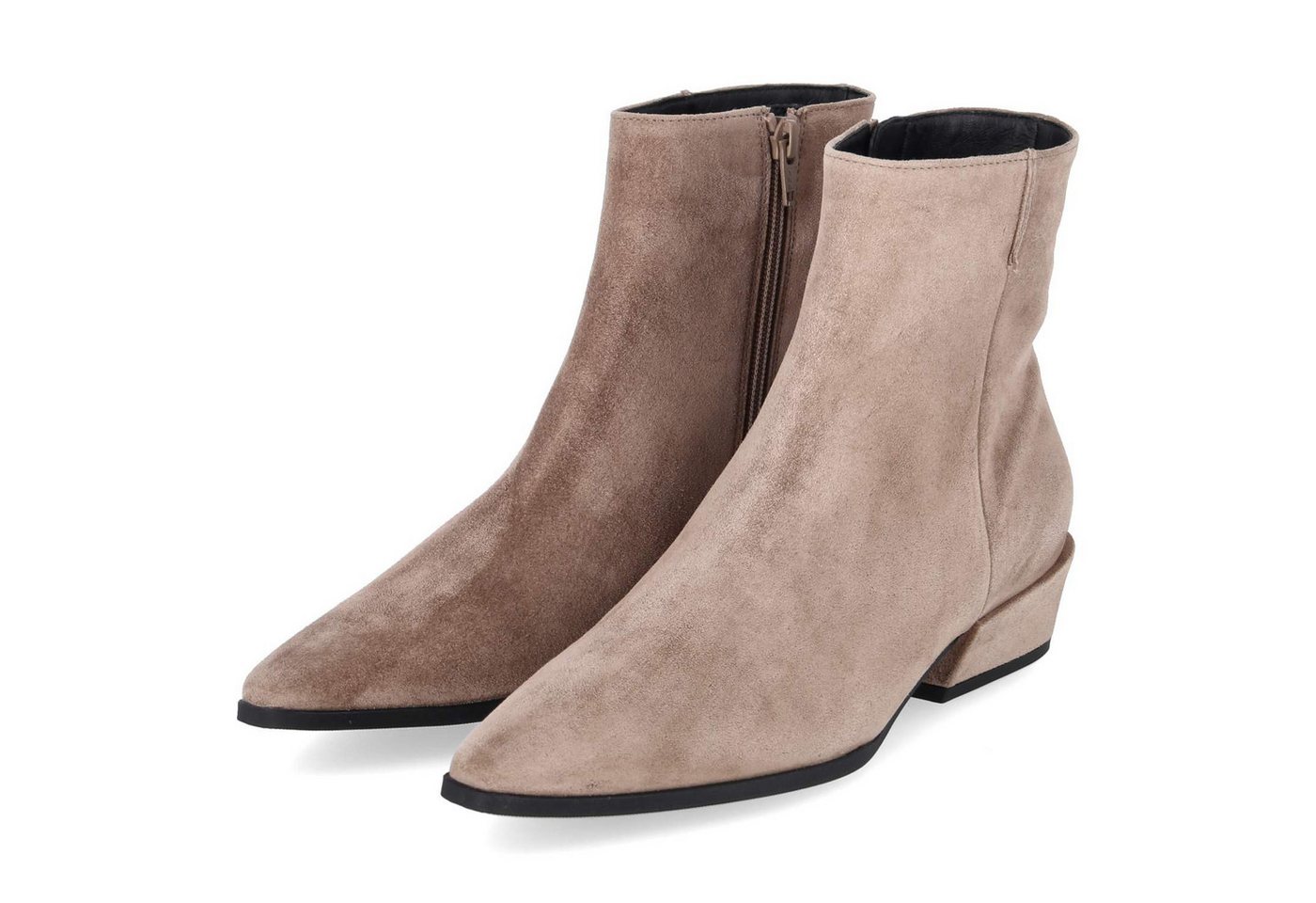 Högl 210290219000 Damen Rauleder beige Schlupfstiefel