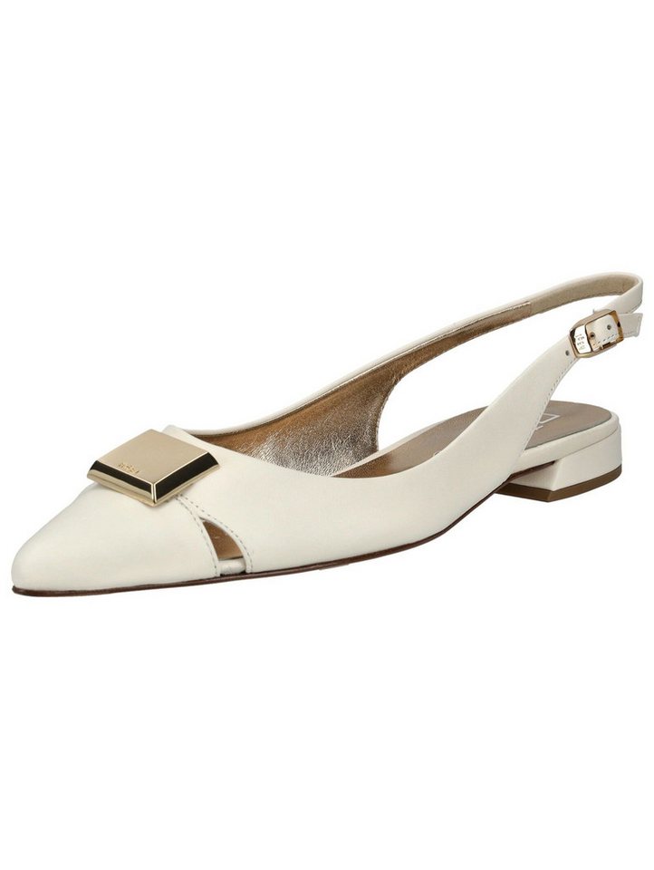 Högl Pumps Glattleder Ballerina (weiß)