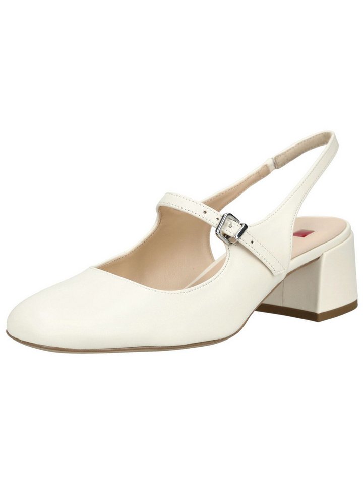Högl Pumps Glattleder Slingpumps (weiß)