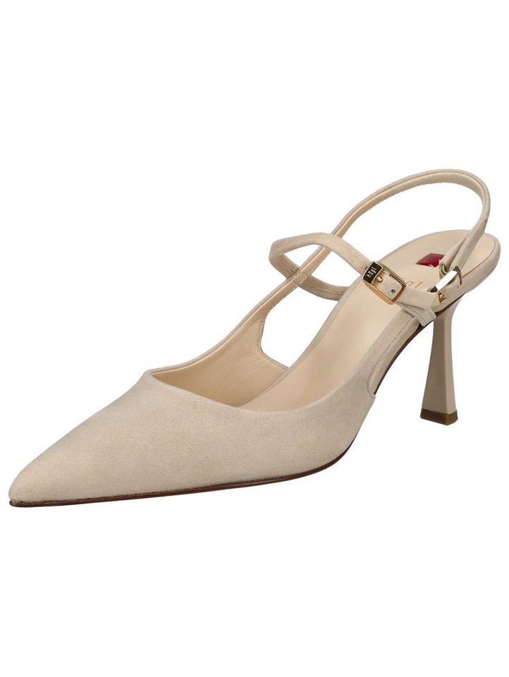 Högl Pumps Veloursleder High-Heel-Pumps (beige)