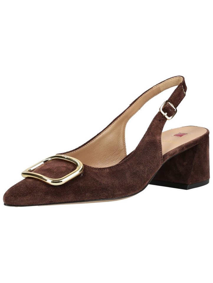 Högl Pumps Veloursleder Slingpumps (braun)