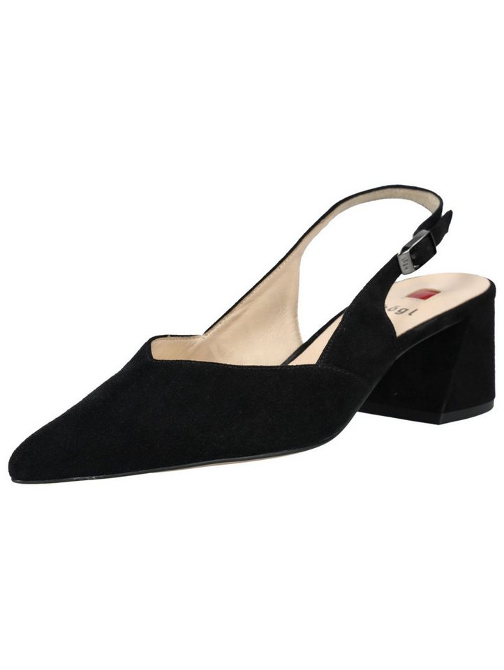 Högl Pumps Veloursleder Slingpumps (schwarz)