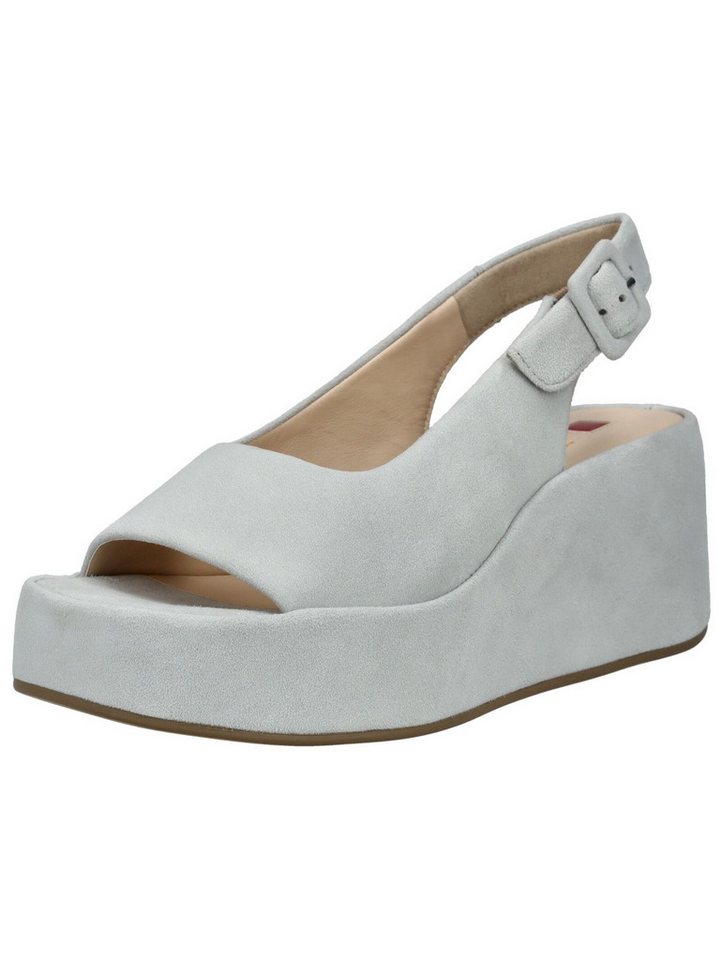 Högl Sandalen Veloursleder Keilsandalette (blau)