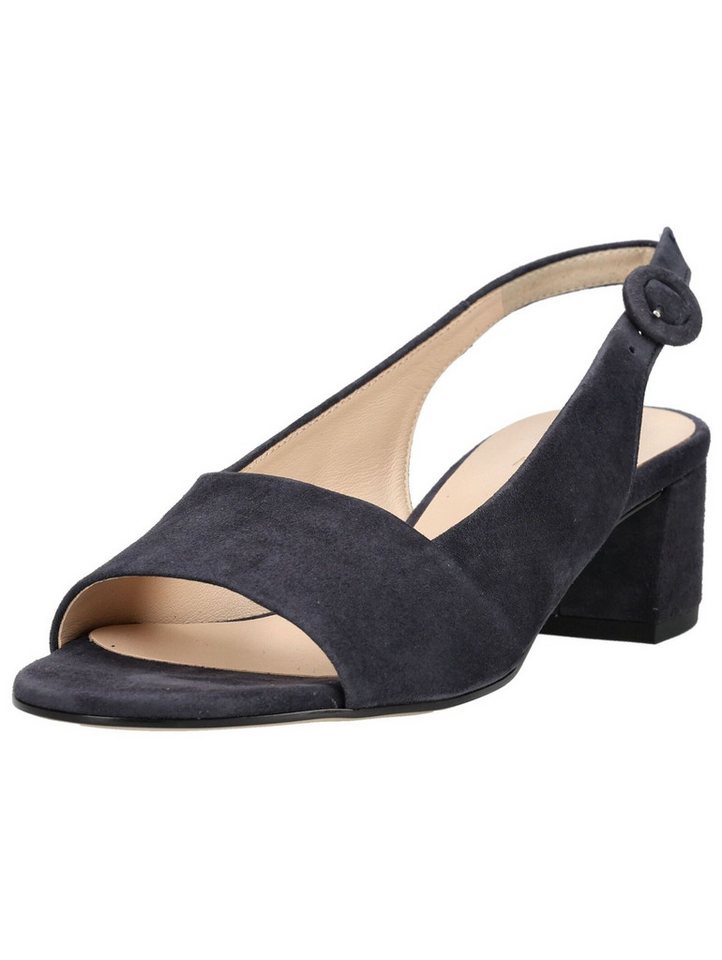 Högl Sandalen Veloursleder Riemchensandale (blau)