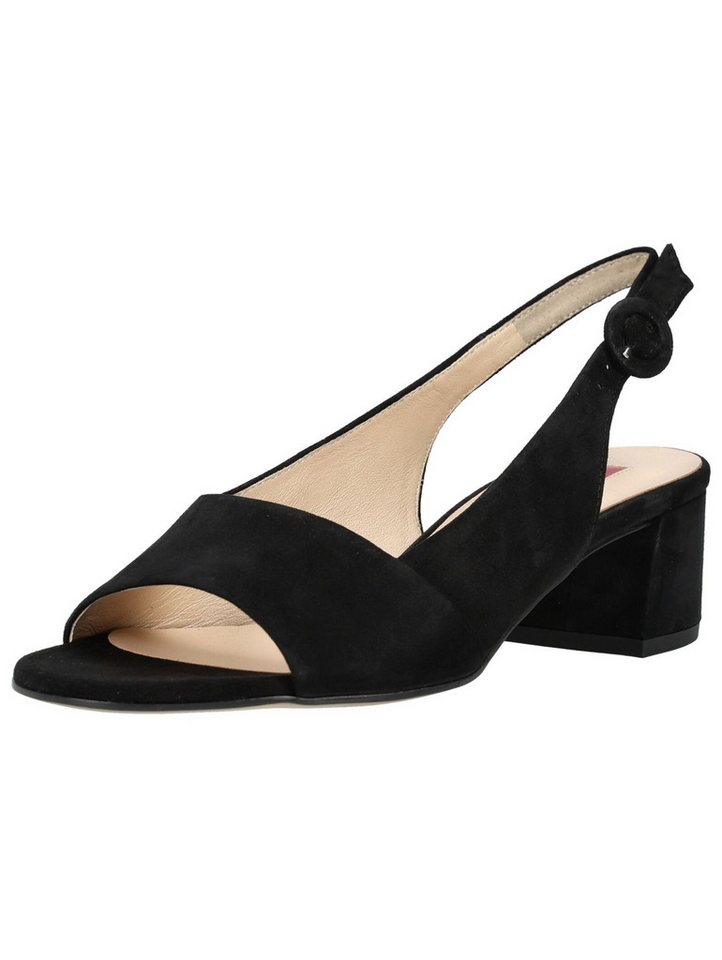 Högl Sandalen Veloursleder Riemchensandale (schwarz)