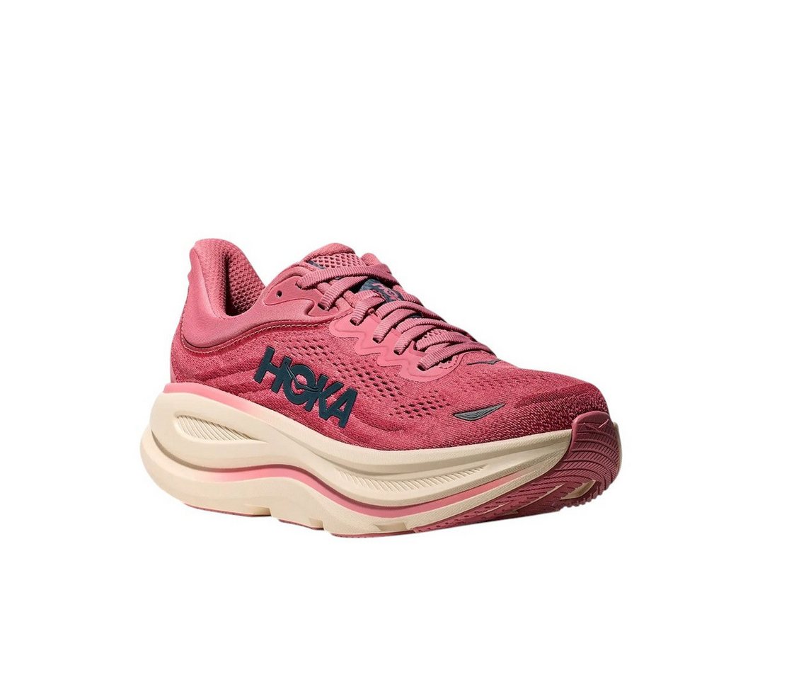 Hoka One One Bondi 9 (Dämpfung) berry/rot Damen Laufschuh