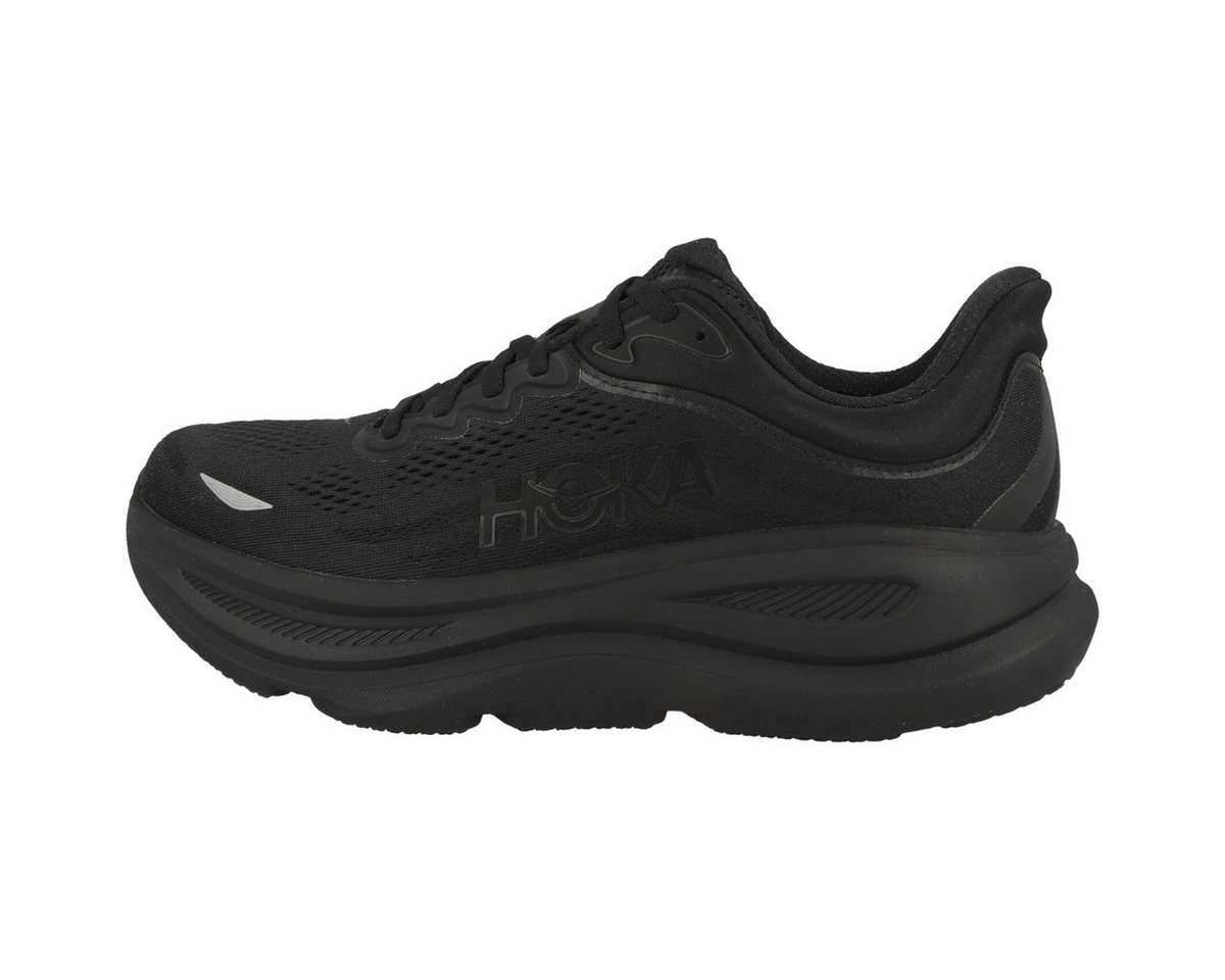 Hoka One One Bondi 9 Herren Laufschuh Sneaker, Turnschuhe, Sportschuhe, Running, Joggingschuhe (schwarz)