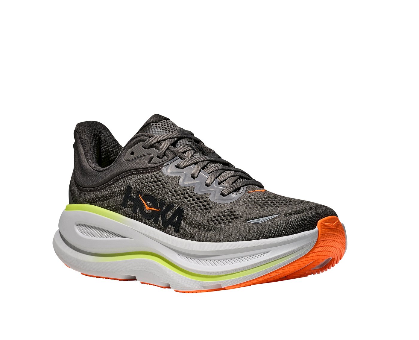 Hoka One One BONDI 9 Laufschuh für mehr Dämpfung (grau)