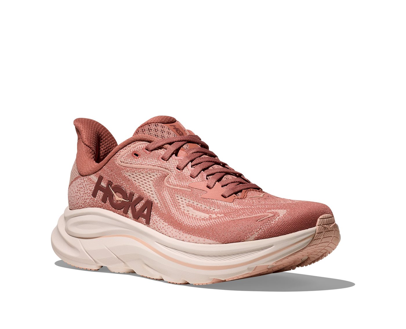 Hoka One One CLIFTON 10 Laufschuh (BLUSH / ROSE LATTE)