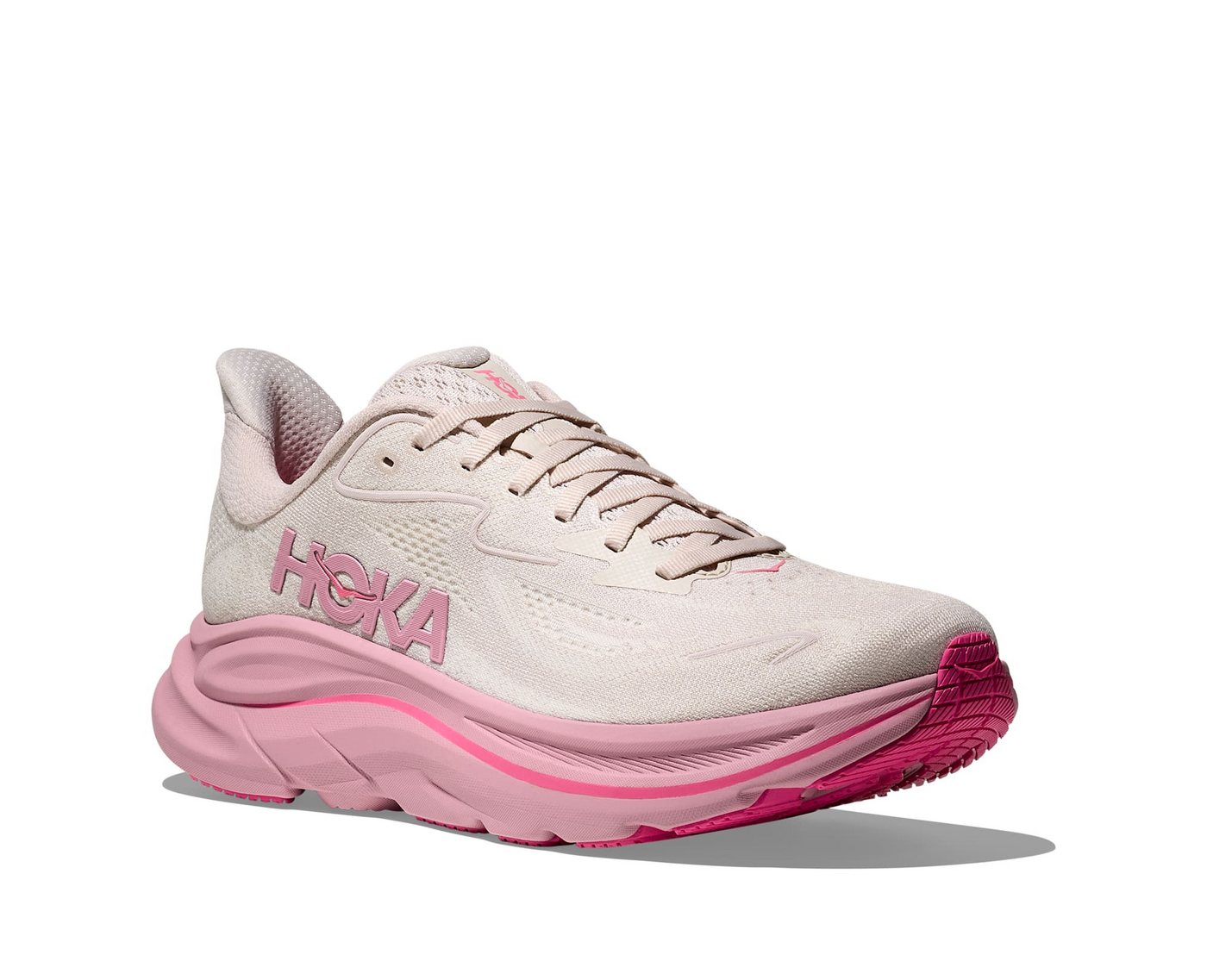 Hoka One One CLIFTON 10 Laufschuh (ROSE CREAM / DRIED ROSE)