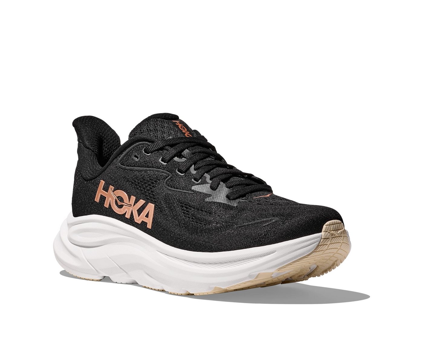 Hoka One One CLIFTON 10 Laufschuh (schwarz/gold)