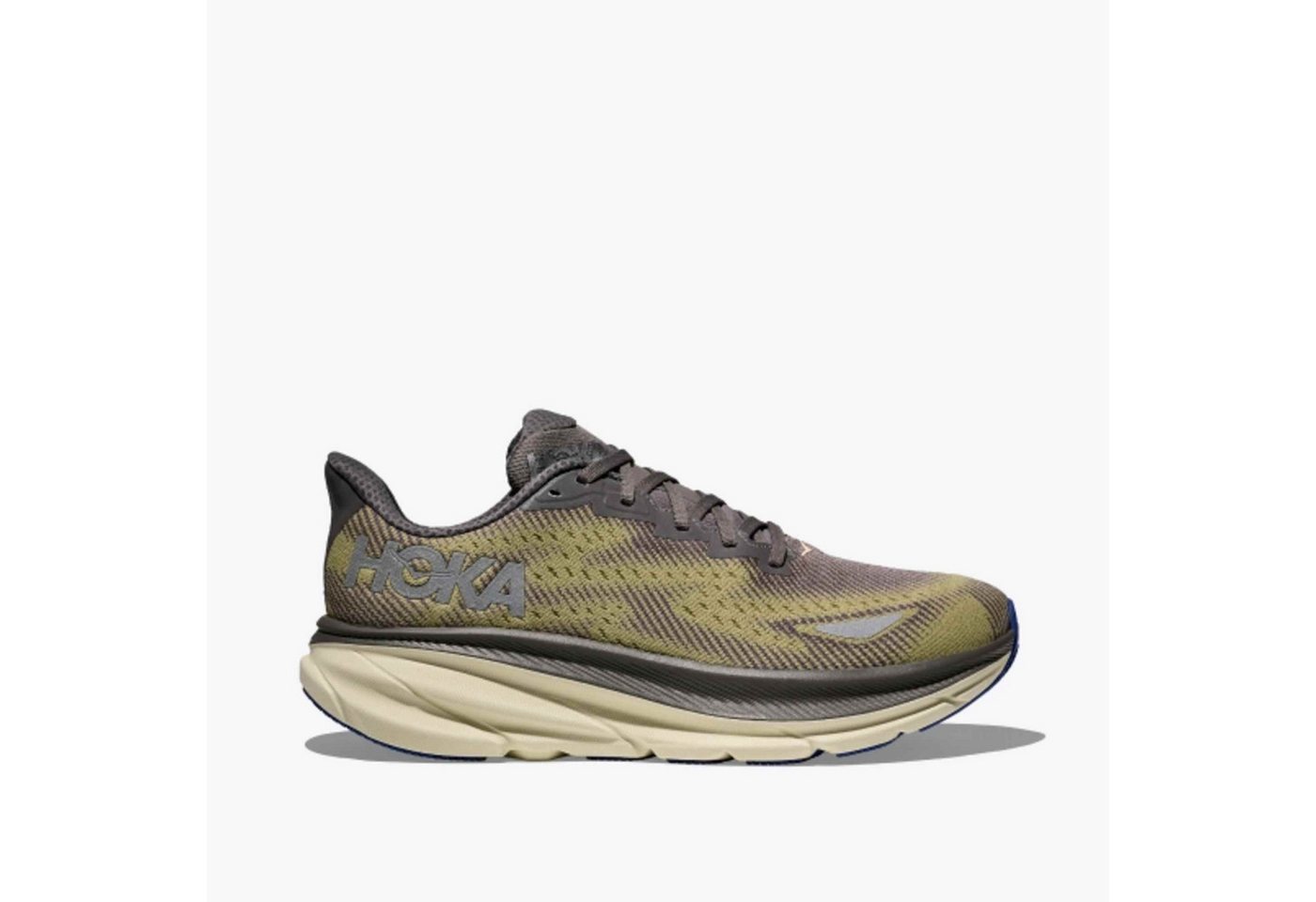 Hoka One One CLIFTON 9 GORE-TEX Laufschuh wasserdicht (GRAVEL / EGGSHELL)