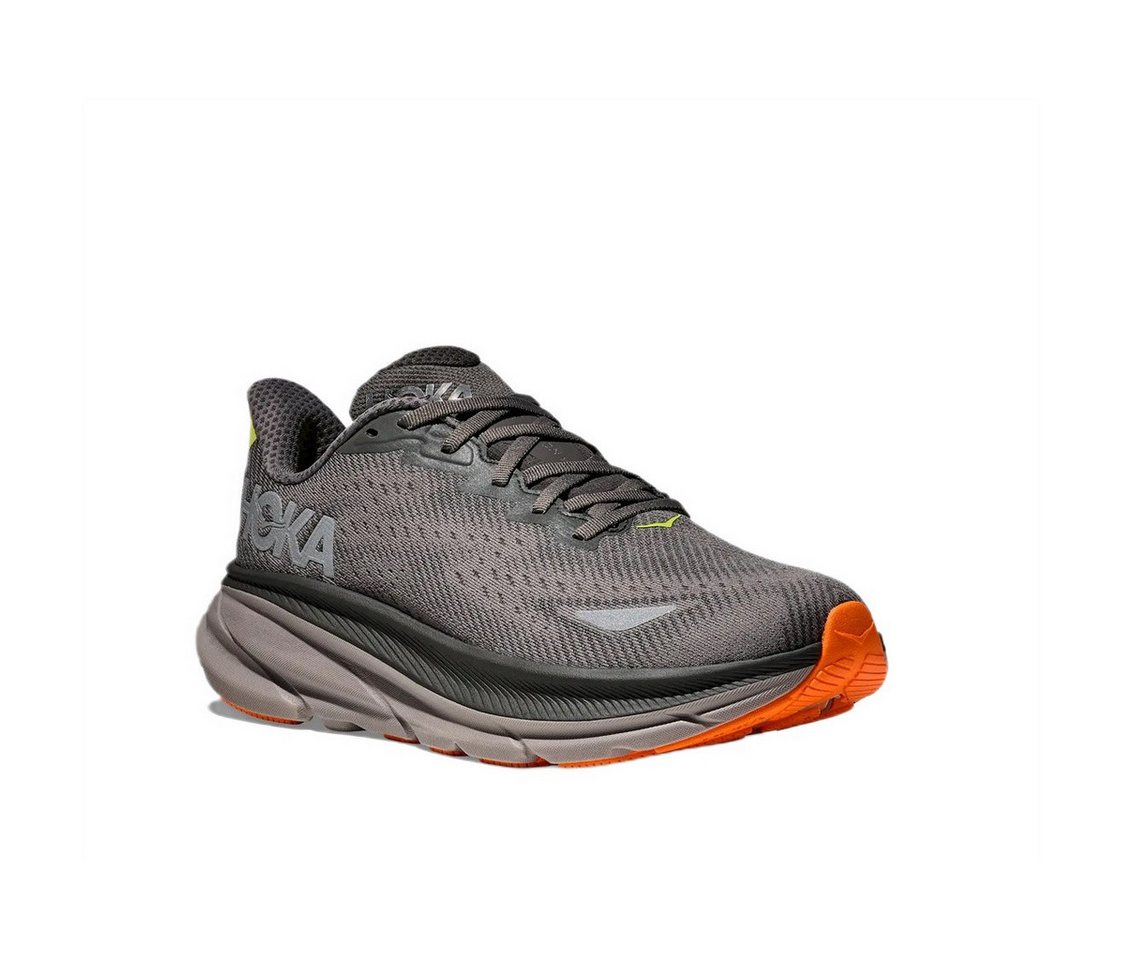Hoka One One Clifton 9 GTX (wasserdicht, reflektierende details) grau Herren Laufschuh