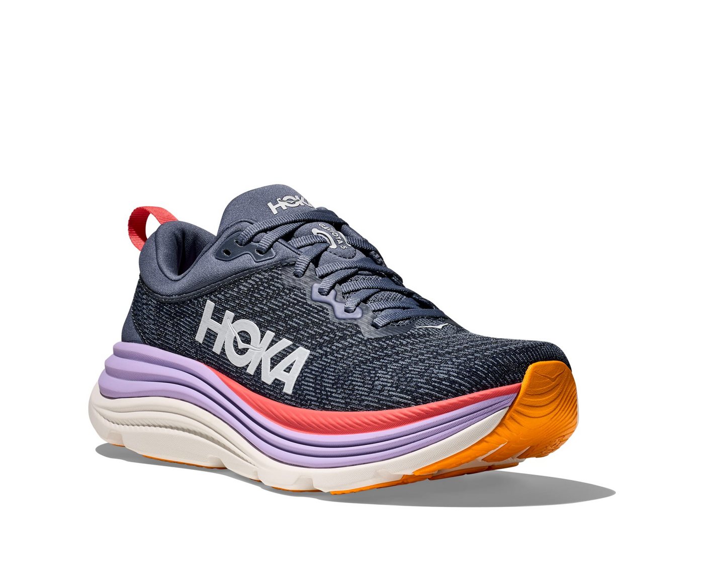 Hoka One One GAVIOTA 5 Laufschuh (ANCHOR / GRAPEFRUIT)