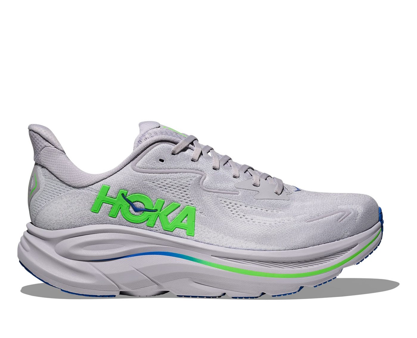 Hoka One One HOKA M CLIFTON 10 ASH GREY, NEON GREEN Laufschuh